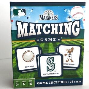 Seattle Mariners Baseball Matching Game Licensed MLB for Kids & Families - NEW
